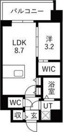 エスリードレジデンス梅田クラスシティの物件間取画像